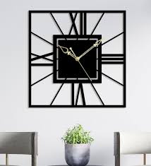 attractive roman iron wall clock by
