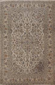 traditional kashan persian area rug 7x9