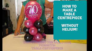 how to make a balloon table centerpiece