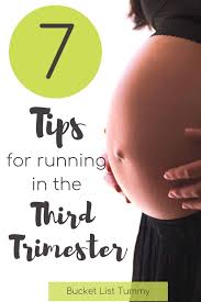 running in the third trimester my top