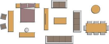 sofa top view vector art icons and