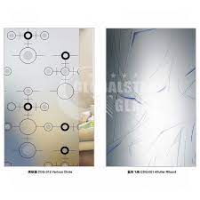 Clear Acid Etched Glass Frosted Glass
