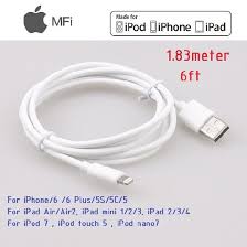 Do you know where has top quality iphone6 usb charger cable at lowest prices and best services? China 100 Guarantee Original Mfi Certified Lightning 8pin Usb Date Sync Charging Charger Cable For Iphone 6 6plus 5s Ipad Air 4 Mini 6ft 1 83meter China Original Cable And Mfi Certified Cable Price