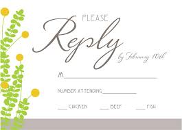 Rsvp Response Card Wording Word Wedding Invitation Response Card