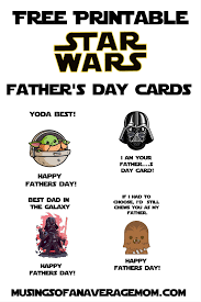 Visions of america's favorite pastimes like baseball, backyard barbecues and apple pie. Musings Of An Average Mom Free Printable Star Wars Fathers Day Cards