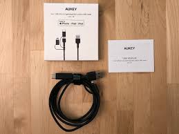 Aukey Cb Bal5 3 In 1 Usb Cable Review Switch Chargers