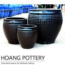 Large Glazed Ceramic Flower Pots Hplo012