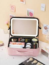 makeup bag with light up mirror makeup