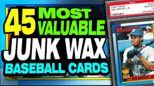 Sell baseball cards, sports cards, trading cards and memorabilia. Top 15 Most Valuable Junk Wax Baseball Cards To Invest 90 S Baseball Cards