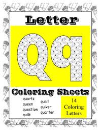 Honestly, qq is one of the letters (aside from xx) that's quite challenging to teach. Alphabet Coloring Pages For The Letter Q 7 Beginning Sound Pictures For Q