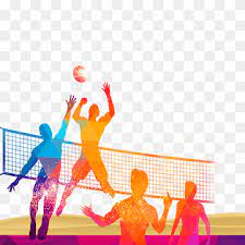 Logo bola voli voli pantai olahraga voli voli sudut putih teks png pngwing. Volleyball Sport Poster Volleyball Material Multicolored Silhouette Of Four Person Playing Volleyball Png Material Beach Orange Png Pngwing