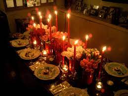 To decorate the table you will need a pretty runner and flowers. Pin On Dinner Theater