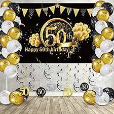 happy 50th birthday party decorations