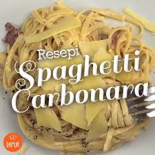 Jadi udah kebayang dong gimana spesialnya spaghetti aglio olio ini? Resepi Spaghetti Carbonara Ini Pun Antara Resepi Terawal Kita Belajar Masak Jom Cuba Hujung Minggu Ni Sesama Jom Baha Spaghetti Carbonara Food Carbonara