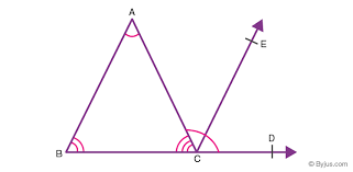 angle sum property of a triangle