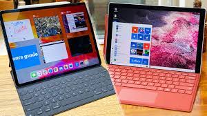 (3rd generation), ipad air (4th generation), ipad (8th generation), ipad mini (5th generation), ipad pro 12.9‑in. Ipad Pro Vs Surface Pro 7 Which Laptop Replacement Is Better Tom S Guide