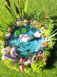 Fairy Garden Accessories Terrarium Pond