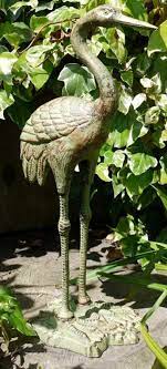 Garden Ornament Sculpture Of A Heron