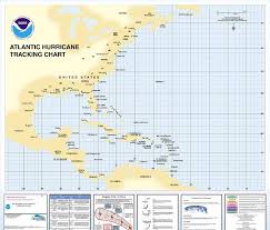 Noaa Nautical Chart Western Atlantic Hurricane Mapping Chart