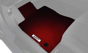 genuine honda red hfp floor mats set