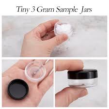 3 gram cosmetic sle jars with lids