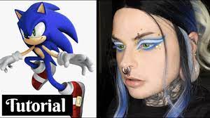 sonic inspired makeup sonic the