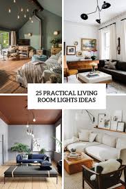 25 practical living room lights ideas