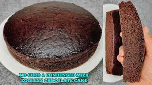 eggless chocolate cake recipe without