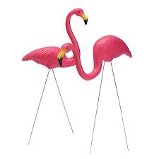 Pink Flamingo Yard Ornament