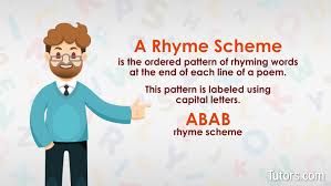 what is rhyme scheme definition