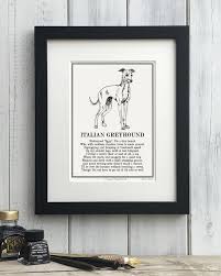 italian greyhound gift personalised