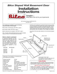 Bilco Slw3641n Instructions Assembly Manualzz Com
