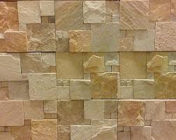 Beige Stone Wall Tile Designs