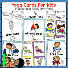 yoga cards for kids great for brain