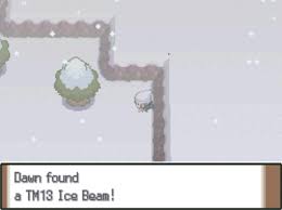 get tm13 ice beam in pokémon platinum