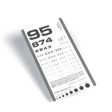 Grafco Pocket Eye Chart With Pupil Gauge Graham Field