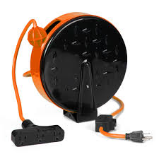 Maybe you would like to learn more about one of these? Thonapa Thonapa 30 Ft Retractable Extension Cord Reel With 3 Electrical Power Outlets 16 3 Sjtw Durable Orange Cable Perfect For Hanging From Your Garage Ceiling Buy Online At Best Price In Uae Amazon Ae