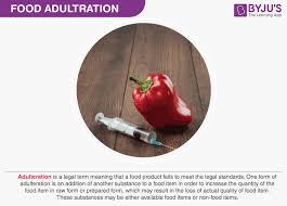 Food items are said to be adulterated if the quality is reduced by adding any items which are injurious to health or by removing a nutritious substance. Food Adulteration Types Causes Methods Of Food Adulteration