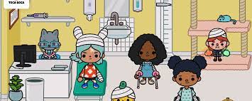 play doctor with toca life hospital