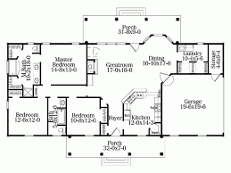 Southern Style House Plan 3 Beds 2