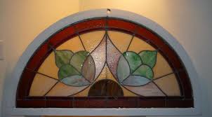 Stained Glass Repair Of Ovals Half