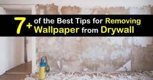 removing wallpaper from drywall
