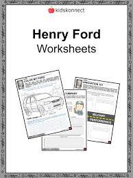 henry ford facts worksheets early
