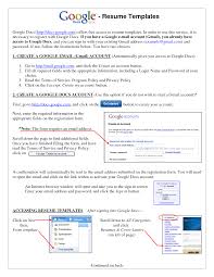 Resume Template Google Docs Download Resume Template Google