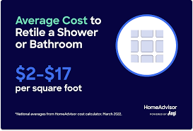 average cost to tile a shower