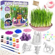 bloonsy unicorn fairy garden kit for