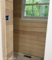 Plywood Plank Walls Creating V Groove