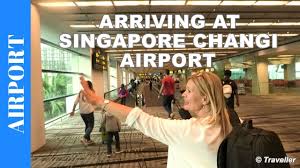 arriving at singapore changi airport