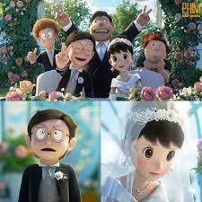 Phim Sắp Chiếu - Hình ảnh đám cưới của Nobita và Shizuka...