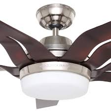 brushed nickel ceiling fan and remote
